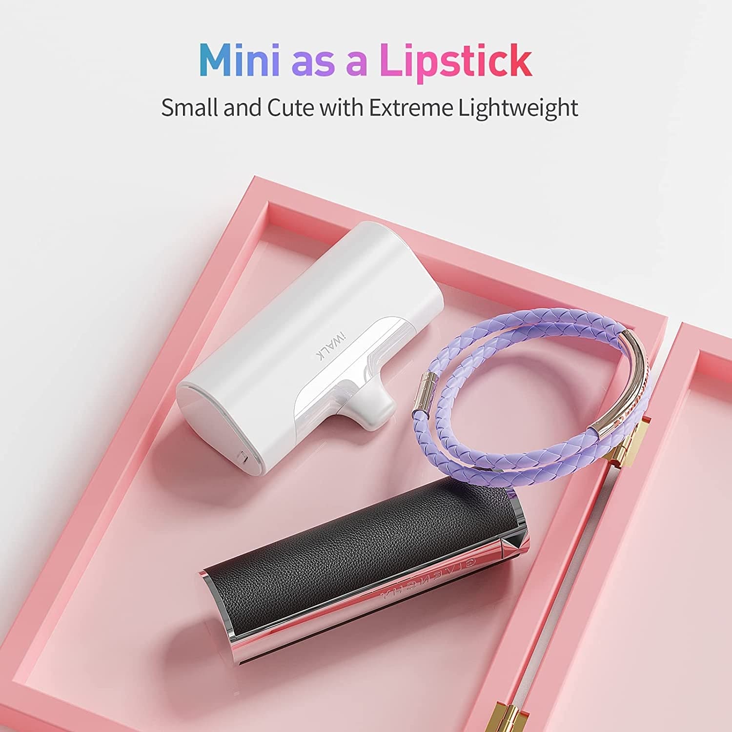 Small Portable Charger 4500Mah Ultra-Compact Power Bank Cute Battery Pack Compatible with Iphone 14/14 Pro Max/13/13 Pro Max/12/12 Pro Max/11 Pro/Xs Max/Xr/X/8/7/6/Plus Airpods and More,White