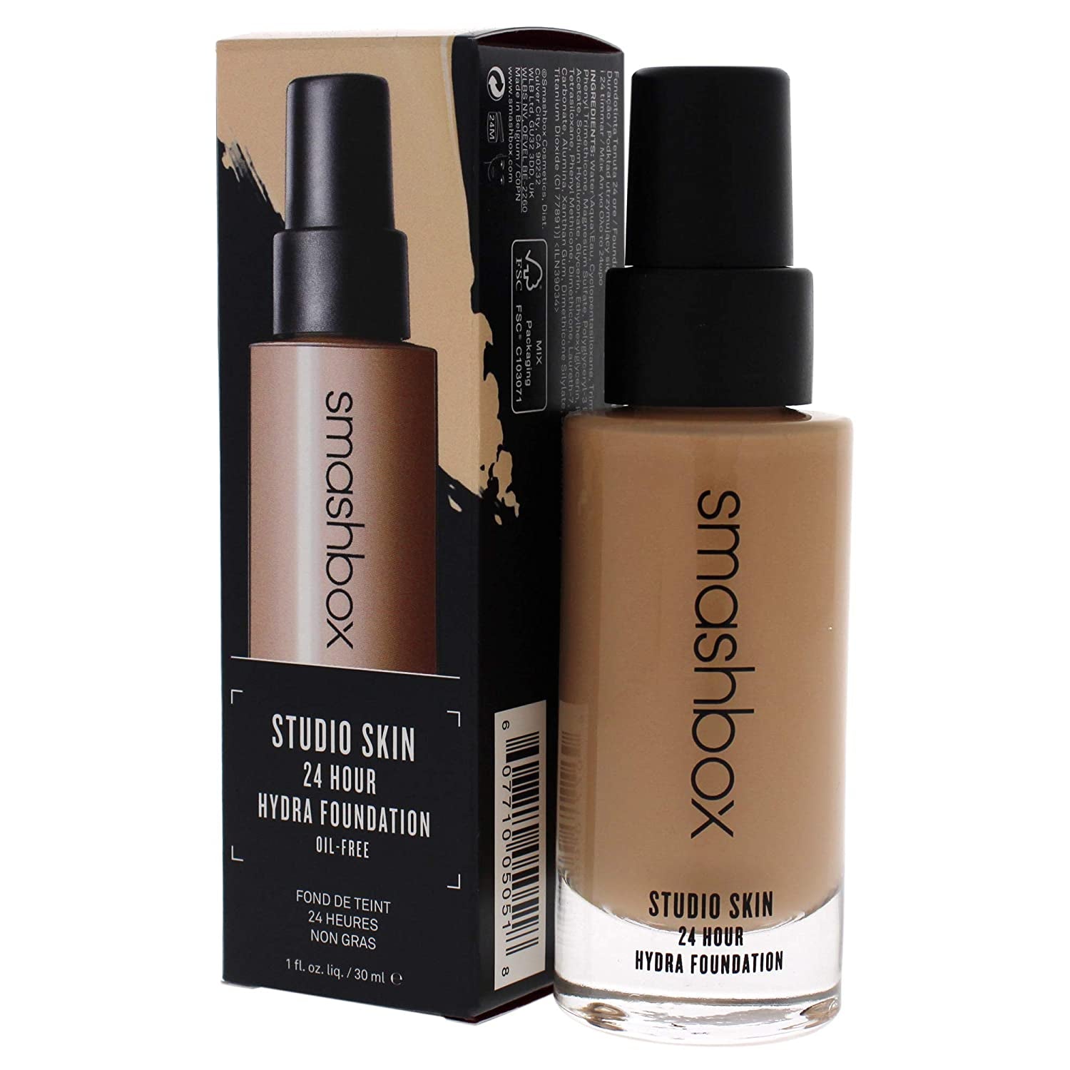 Studio Skin 24 Hr Extra-Long Wearing Liquid Hydrating Foundation, Oil-Free, 2.15 Light, 1 Fl Oz