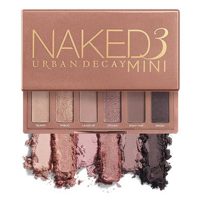 Naked Mini Eyeshadow Palette - 6 Shades - Great for Travel - Ultra-Blendable, Rich Colors with Velvety Texture - up to 12 Hour Wear