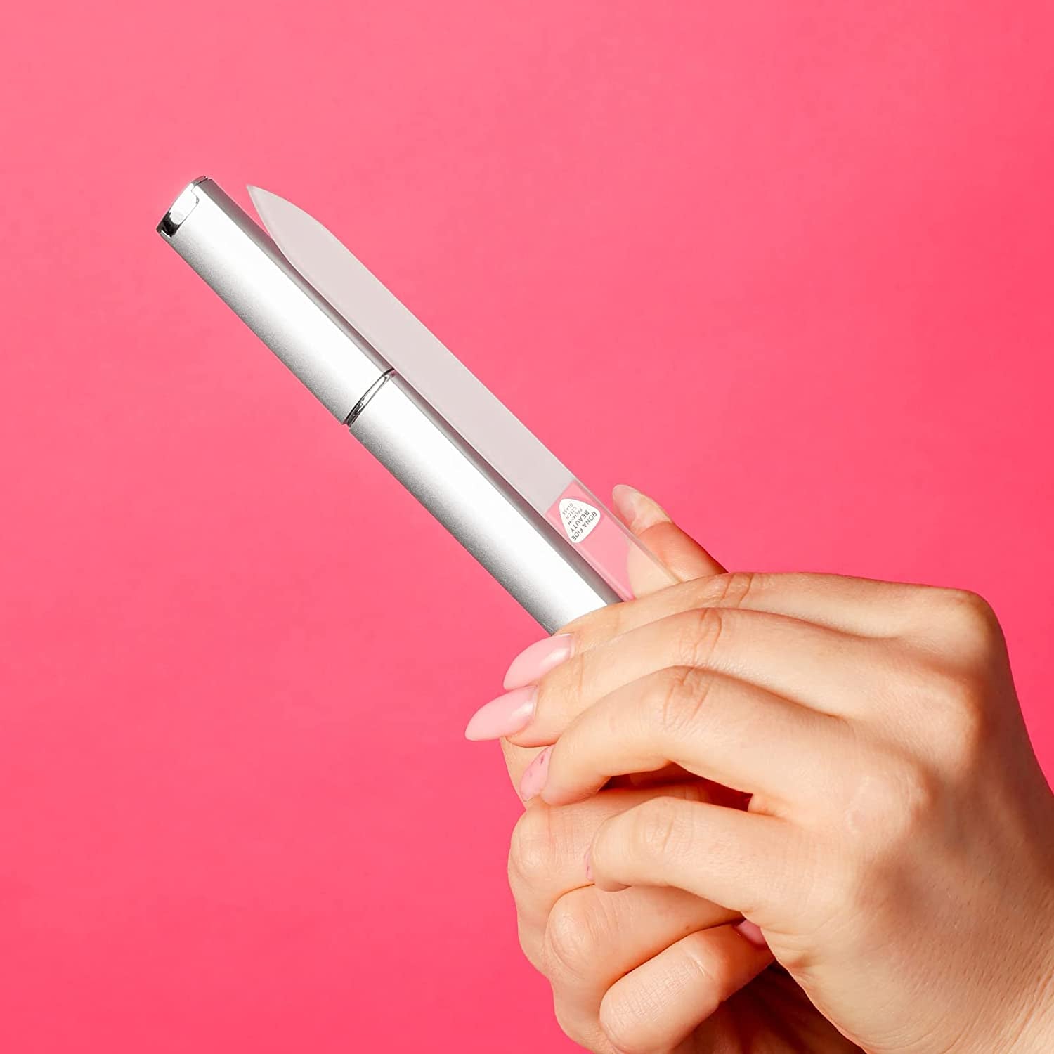 Glass Nail Files for Natural Nails by  - Crystal Nail Filer Handcrafted in the Czech Republic