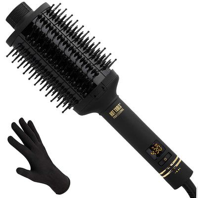 HOT TOOLS Pro Artist Black Gold Heated Hair Styling Oval Brush
