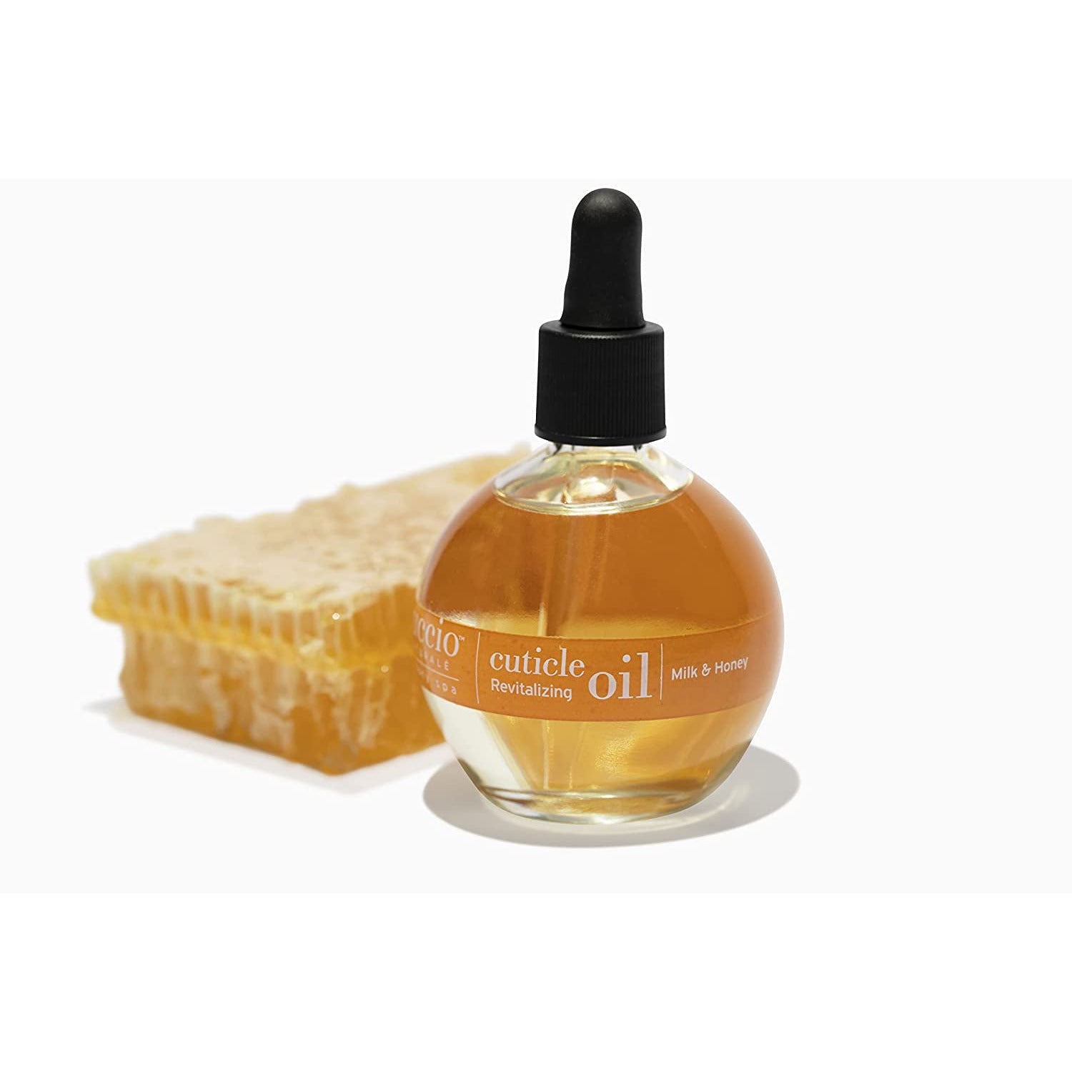 Naturale Revitalizing- Hydrating Oil for Repaired Cuticles Overnight - Remedy for Damaged Skin and Thin Nails - Paraben /Cruelty-Free Formula - Milk and Honey - 2.5 Oz