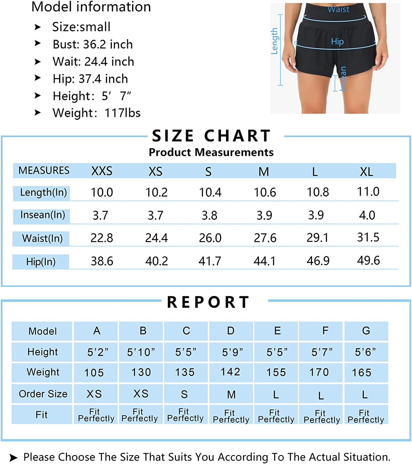 Womens High Waisted Running Shorts Quick Dry Athletic Workout Shorts with Mesh Liner Zipper Pockets