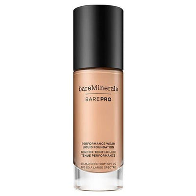 Barepro Performance Wear Liquid Foundation Broad Spectrum SPF 20, Silk 14, 1.0 Fl.Oz.